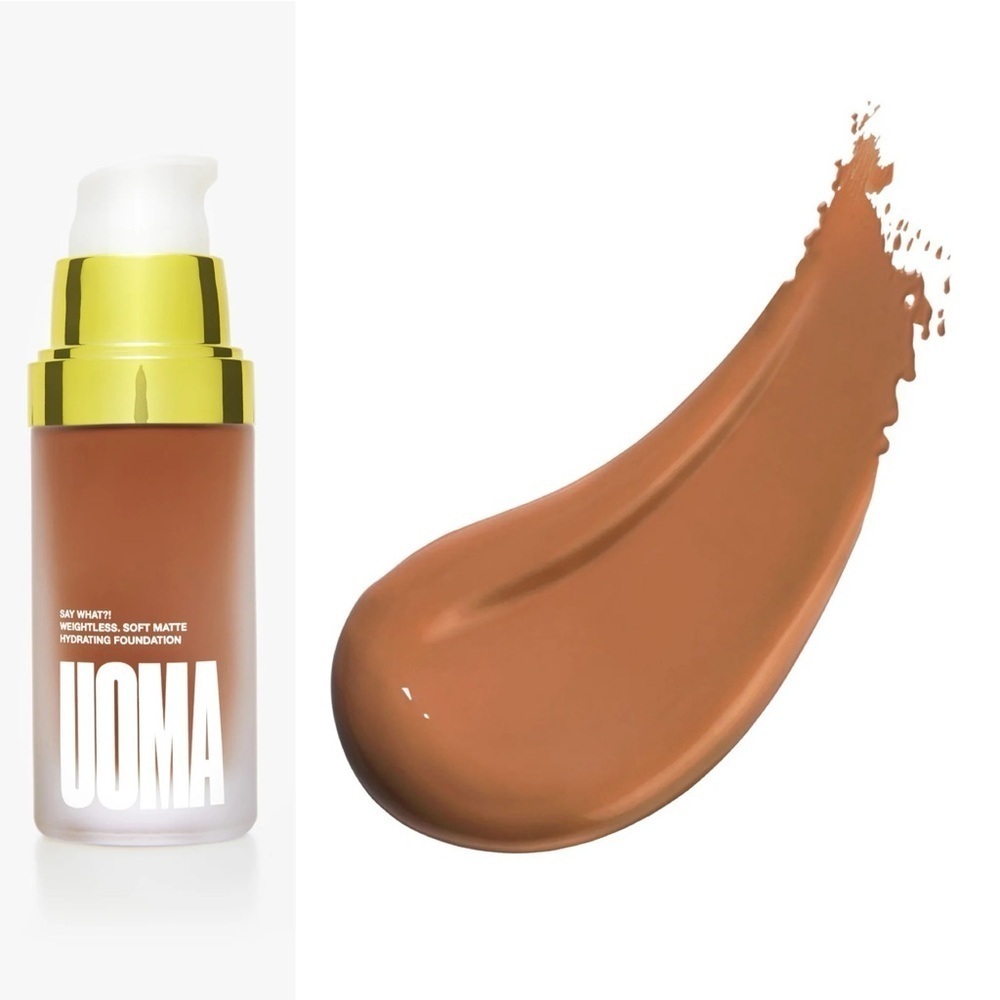 UOMA Say What?! Weightless Soft Matte Hydrating Foundation Bronze Venus T2C